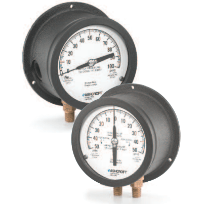 Ashcroft Differential Pressure Gauge, 1125/1125A